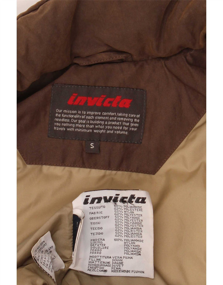 Invicta Womens Oversized Padded Coat UK 10 Small Brown Polyamide
