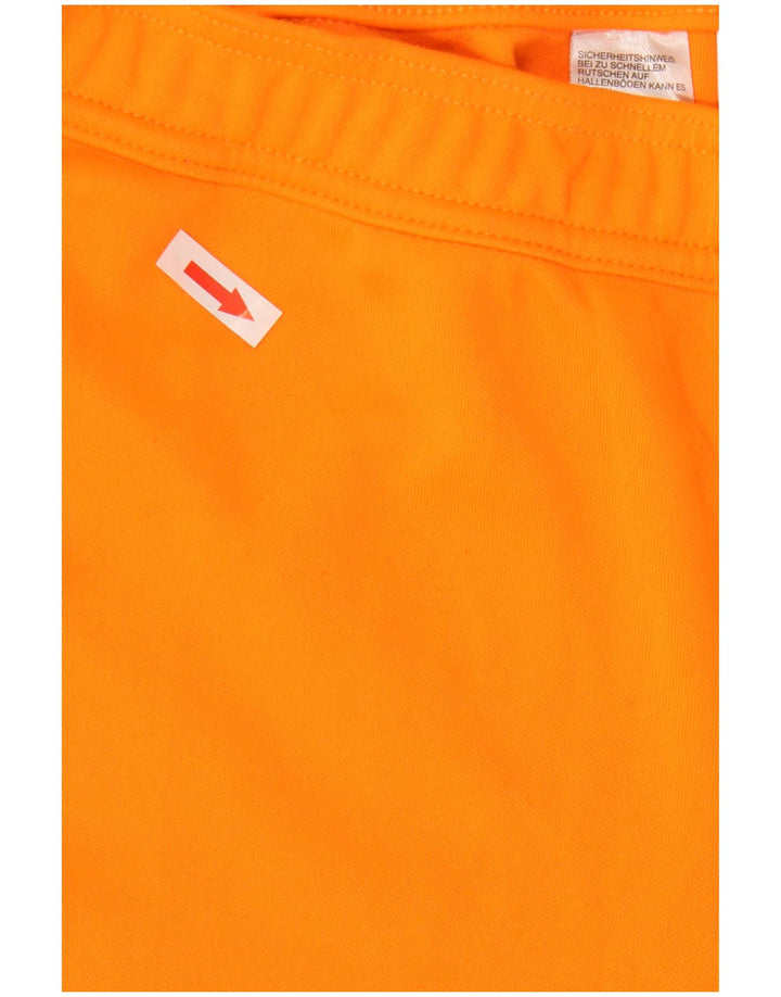 ADIDAS Mens Climalite Tracksuit Trousers XL  Orange Colourblock Polyester
