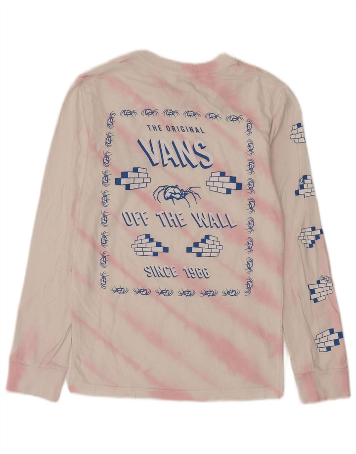 Vans Mens Premium Top Long Sleeve XS White Tie Dye Cotton