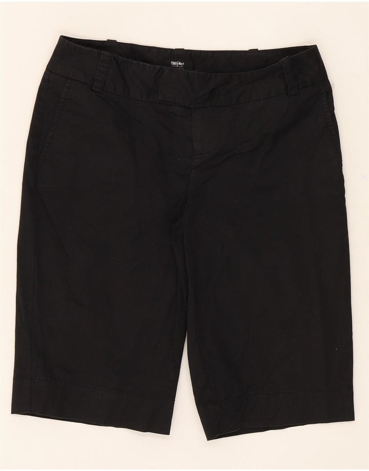 MOSSIMO Womens Stretch Bermuda Chino Shorts US 2 XS W28  Black Cotton Vintage Mossimo and Second-Hand Mossimo from Messina Hembry 