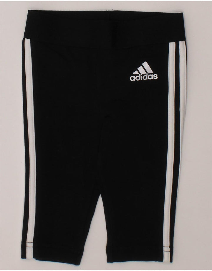 ADIDAS Baby Boys Tracksuit Trousers 3-6 Months Black Cotton Vintage Adidas and Second-Hand Adidas from Messina Hembry 