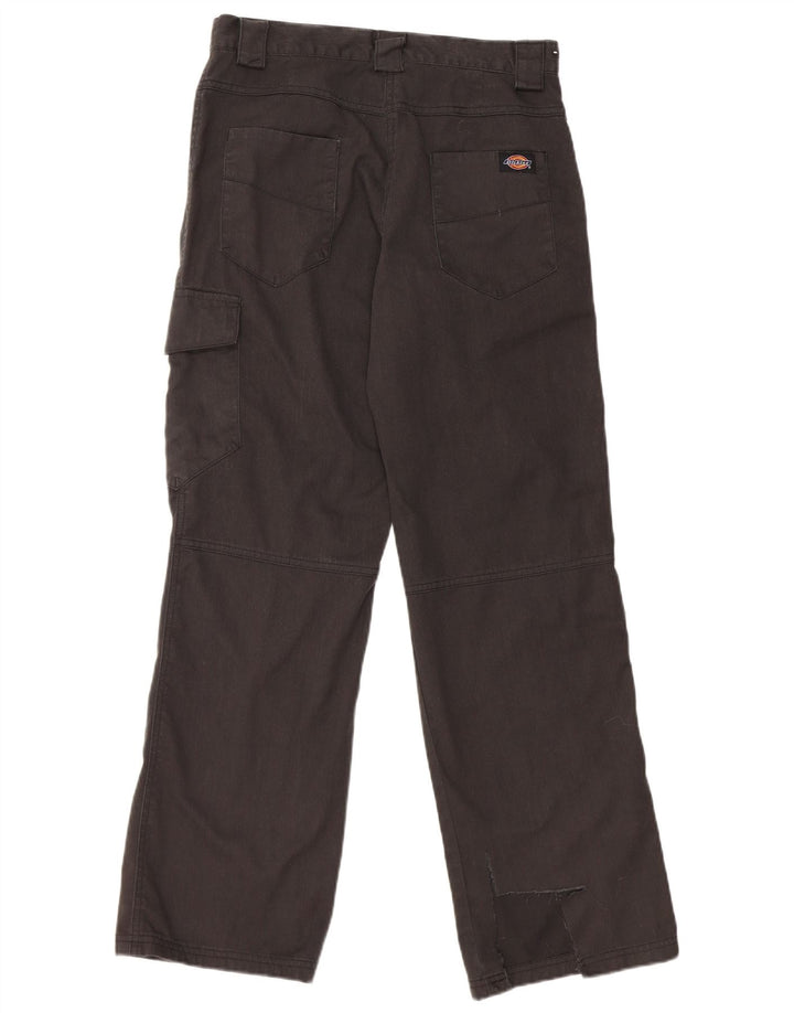 Dickies Womens Straight Cargo Trousers US 10 Medium W28 L31 Grey