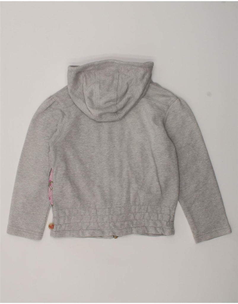 ADIDAS Girls Zip Hoodie Sweater 5-6 Years Grey Cotton | Vintage Adidas | Thrift | Second-Hand Adidas | Used Clothing | Messina Hembry 