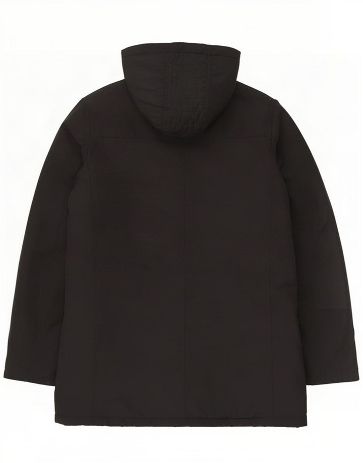 Guess Boys Hooded Parka Jacket 13-14 Years 2XL Black Polyamide