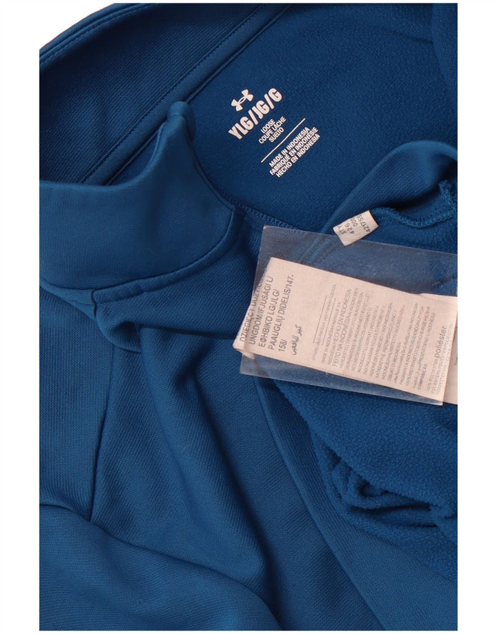 Under Armour Boys Loose Fit Sweatshirt Jumper 11-12 Years Large Blue