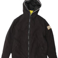 Calvin Klein Jeans Boys Hooded Padded Jacket 13-14 Years Black Polyester