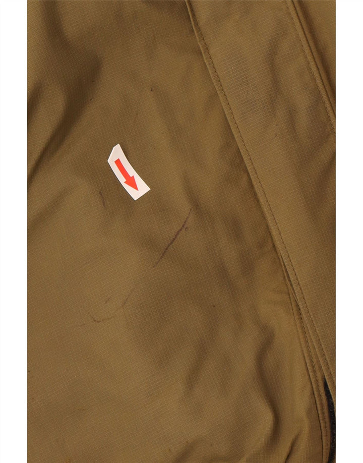 Timberland Mens Rain Jacket UK 40 Large Khaki Nylon