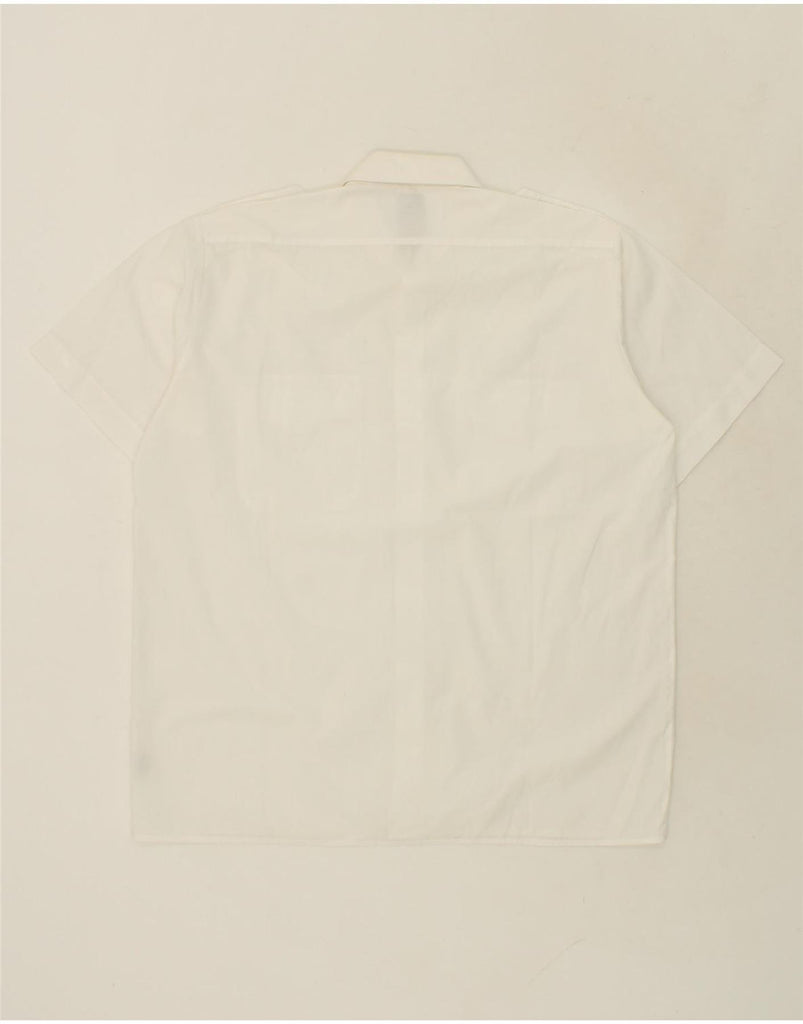 EMILIO PUCCI Mens Military Short Sleeve Shirt Size 40 41 Medium White Vintage Emilio Pucci and Second-Hand Emilio Pucci from Messina Hembry 