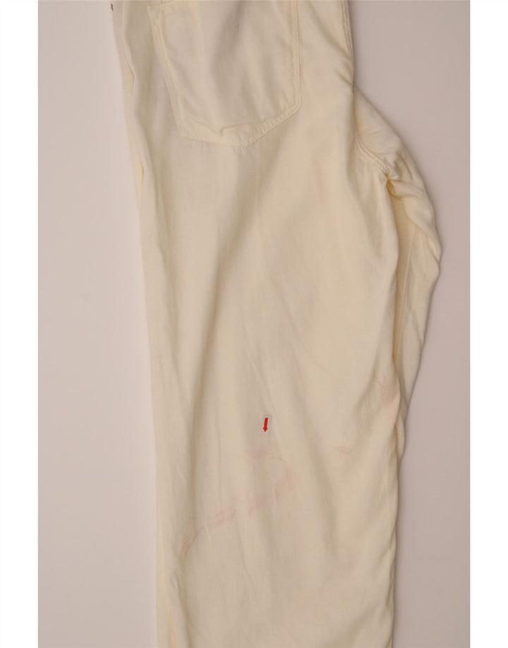 MASSIMO DUTTI Womens Slim Chino Trousers US 12 Large W34 L29 White Vintage Massimo Dutti and Second-Hand Massimo Dutti from Messina Hembry 