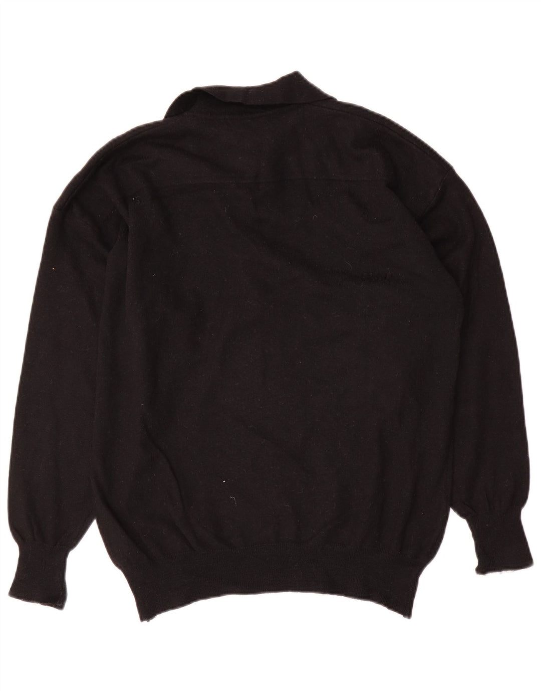 BYBLOS Womens Polo Neck Jumper Sweater UK 40 Medium Black Wool