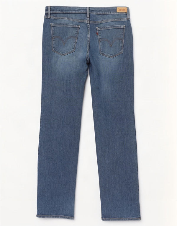 Levi's Womens 505 Straight Jeans US 14 XL W32 L32 Blue Cotton
