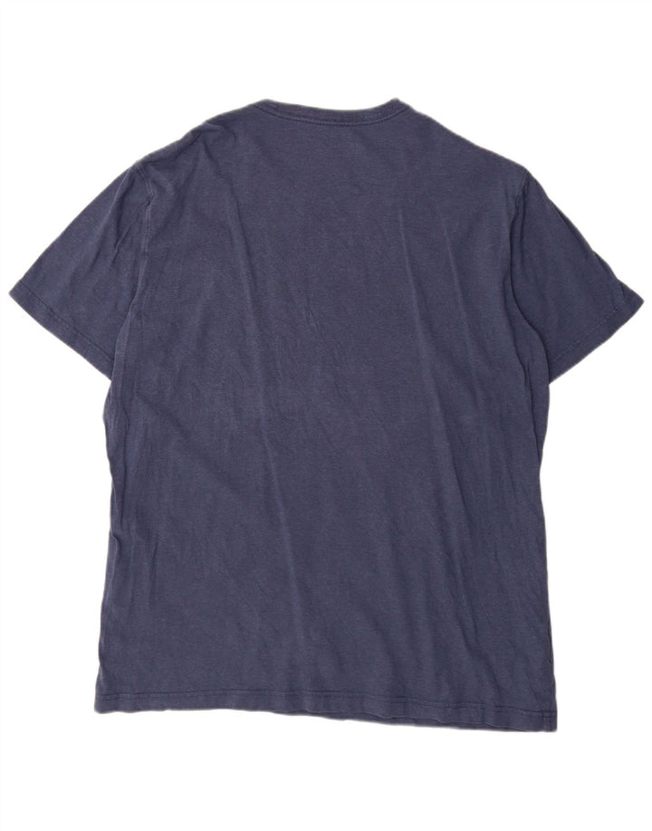 Eddie Bauer Mens Tall T-Shirt Top XL Navy Blue Cotton