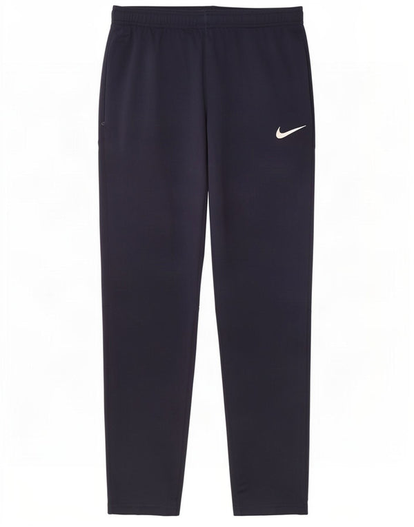 Nike Mens Dri Fit Tracksuit Trousers Large Navy Blue Polyester