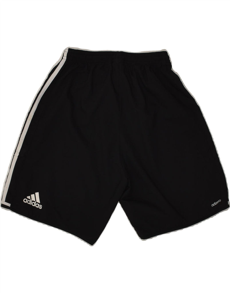 ADIDAS Boys Sport Shorts 7-8 Years Small  Black Polyester | Vintage Adidas | Thrift | Second-Hand Adidas | Used Clothing | Messina Hembry 