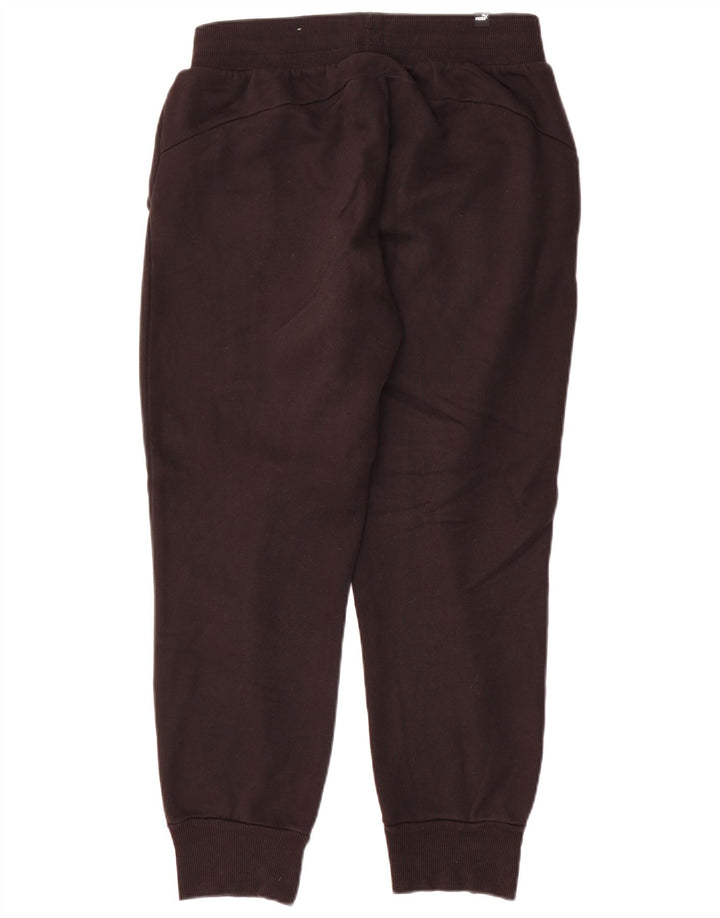 Puma Mens Tracksuit Trousers Joggers Small Black Cotton