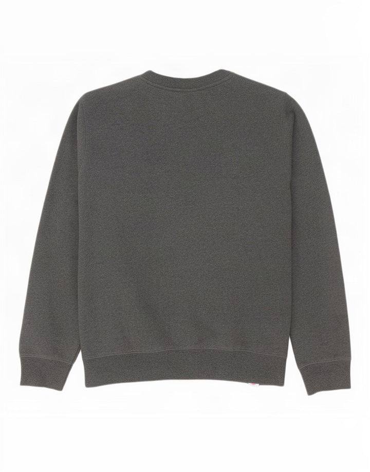 Dickies Mens Graphic Sweatshirt Jumper Large Grey Cotton
