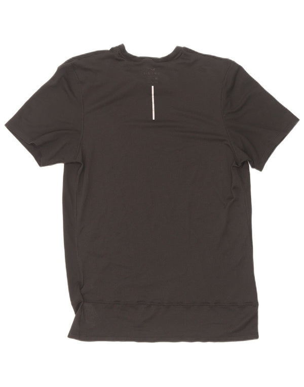 Nike Mens Dri Fit T-Shirt Top Medium Black Polyester