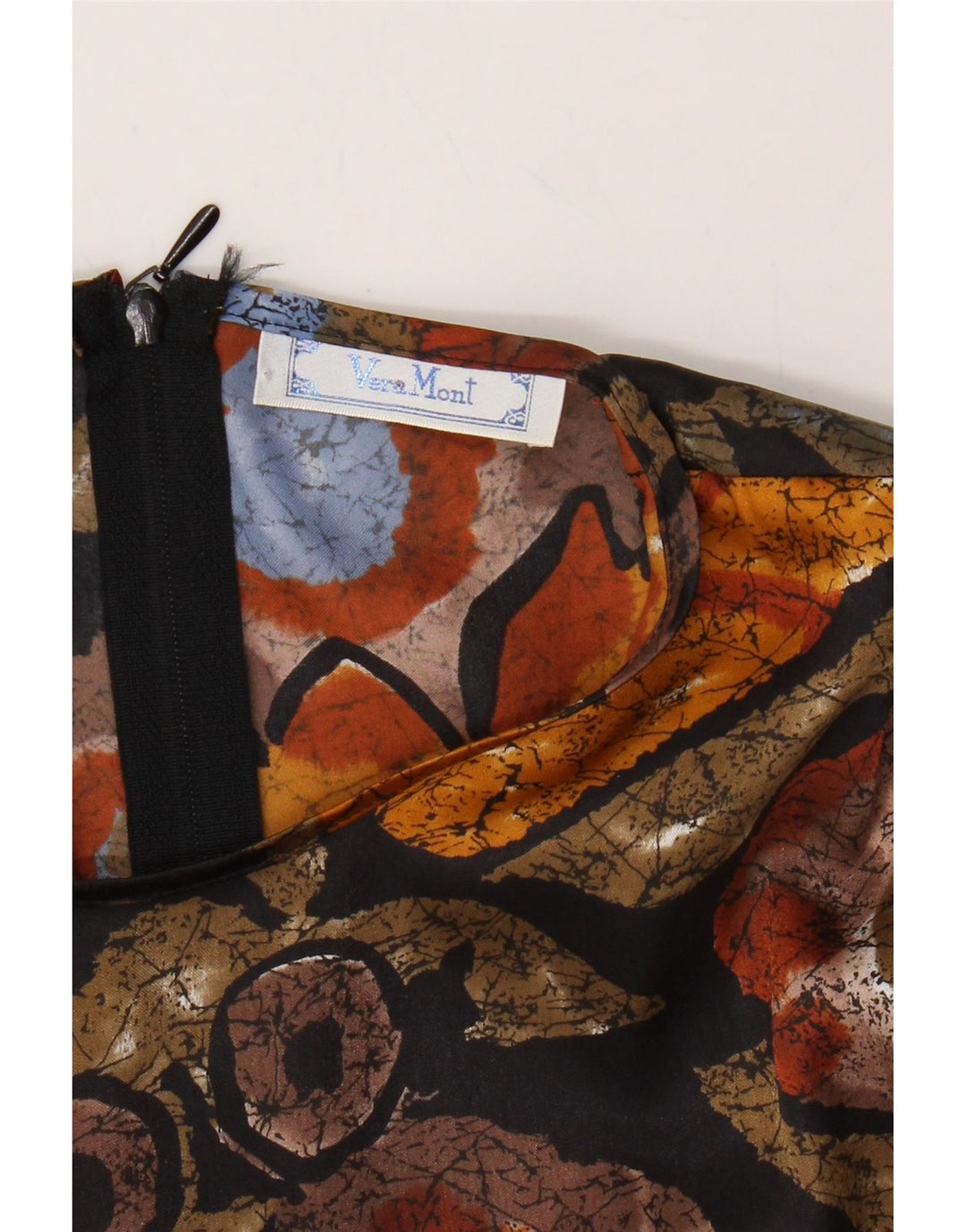 VERA MONT Womens Peplum Dress UK 12 Medium  Multicoloured Floral Vintage Vera Mont and Second-Hand Vera Mont from Messina Hembry 