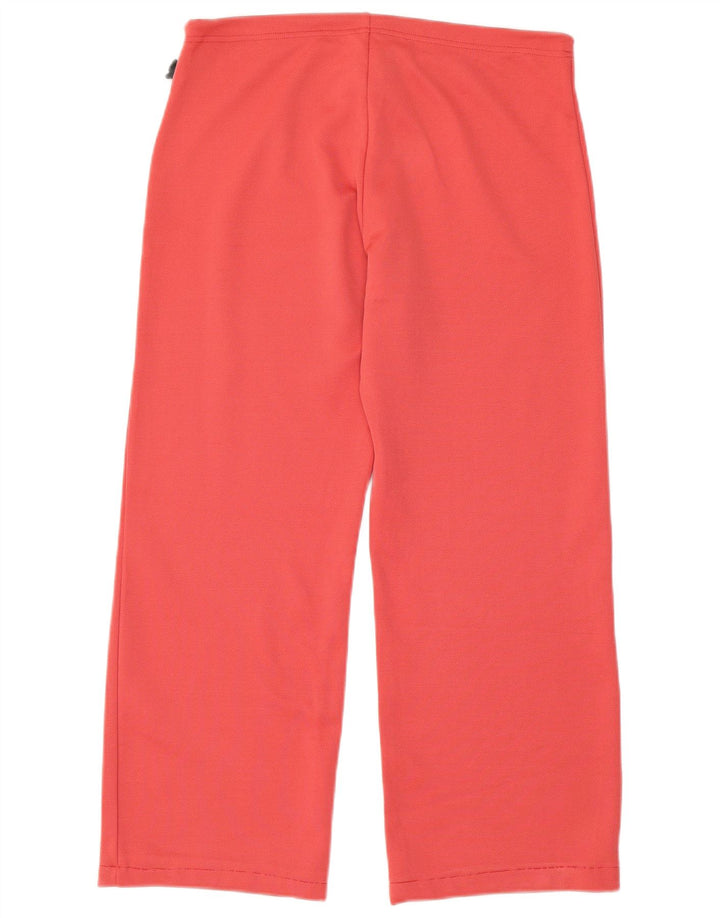 Asics Womens Tracksuit Trousers Joggers UK 14 Large  Pink Polyester