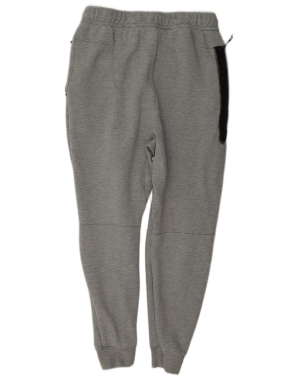 Nike Mens Tracksuit Trousers Joggers Small Grey Flecked Cotton