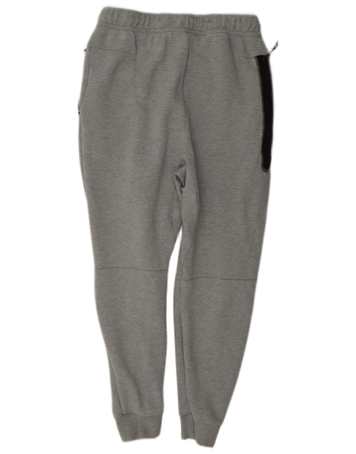 Nike Mens Tracksuit Trousers Joggers Small Grey Flecked Cotton