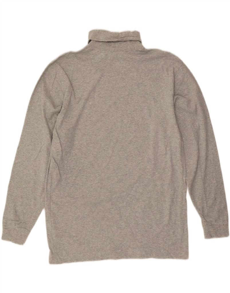 L.L.BEAN Mens Top Long Sleeve Medium Grey Cotton Vintage L.L.Bean and Second-Hand L.L.Bean from Messina Hembry 