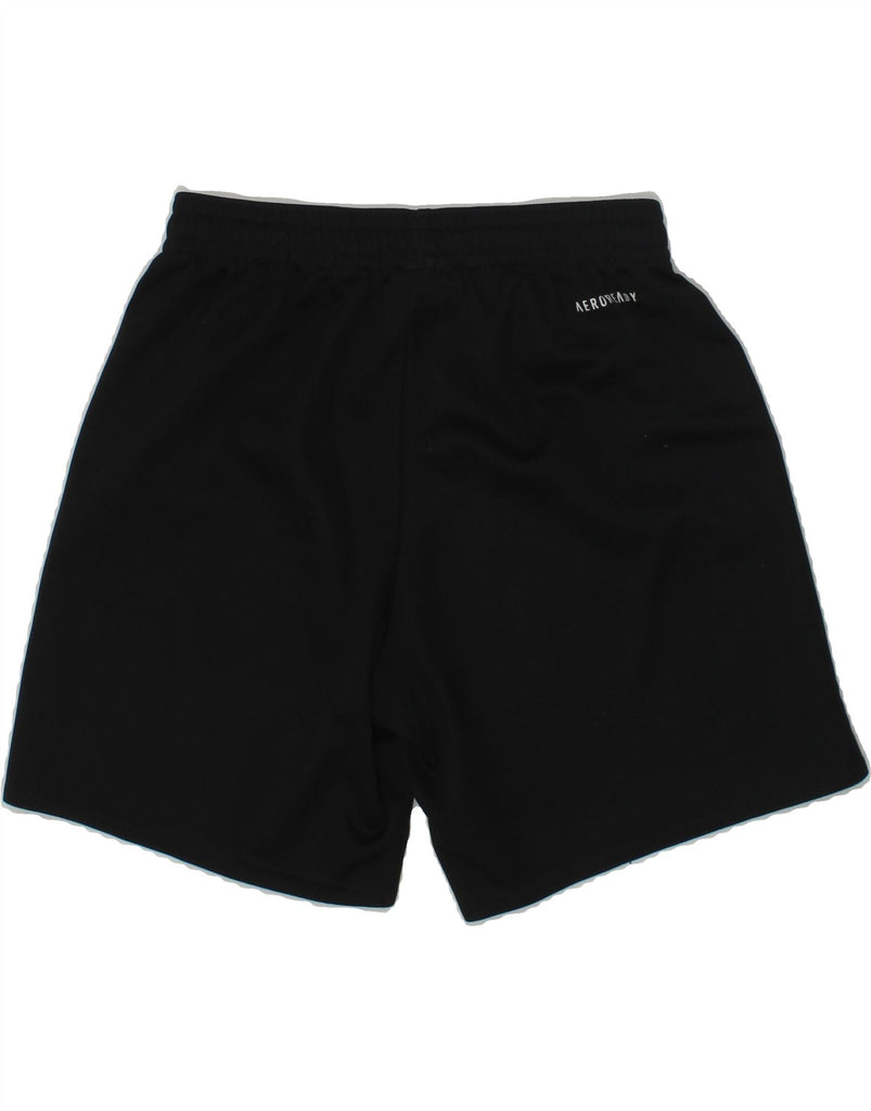 ADIDAS Boys Aeroready Sport Shorts 7-8 Years Black Polyester | Vintage Adidas | Thrift | Second-Hand Adidas | Used Clothing | Messina Hembry 