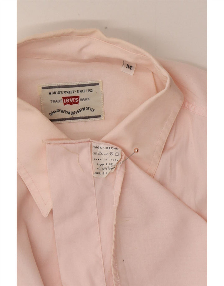 LEVI'S Mens Shirt Medium Pink Cotton Classic