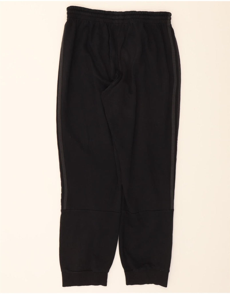 ADIDAS Mens Tracksuit Trousers Joggers Large  Black Cotton Vintage Adidas and Second-Hand Adidas from Messina Hembry 
