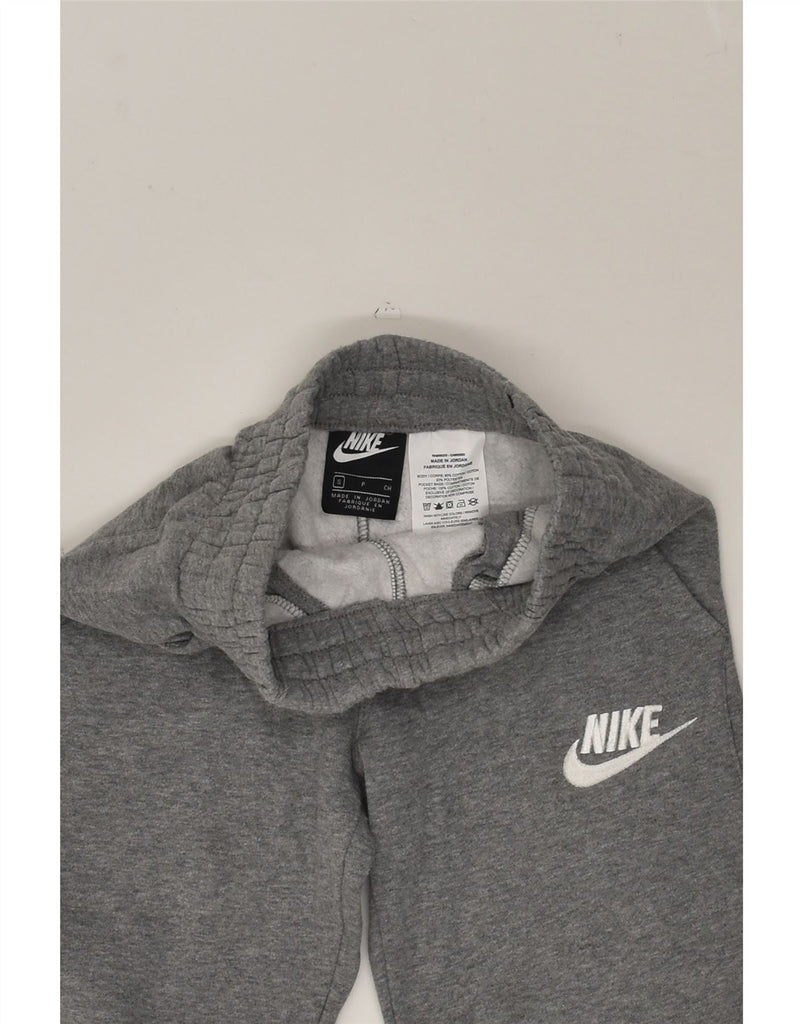 NIKE Boys Tracksuit Trousers 5-6 Years Small Grey Cotton | Vintage Nike | Thrift | Second-Hand Nike | Used Clothing | Messina Hembry 