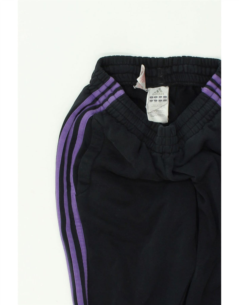 ADIDAS Boys Tracksuit Trousers Joggers 13-14 Years Black Cotton | Vintage Adidas | Thrift | Second-Hand Adidas | Used Clothing | Messina Hembry 