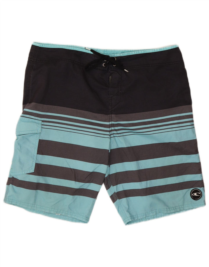 O'Neill Mens Swimming Shorts XL  Blue Colourblock Polyester