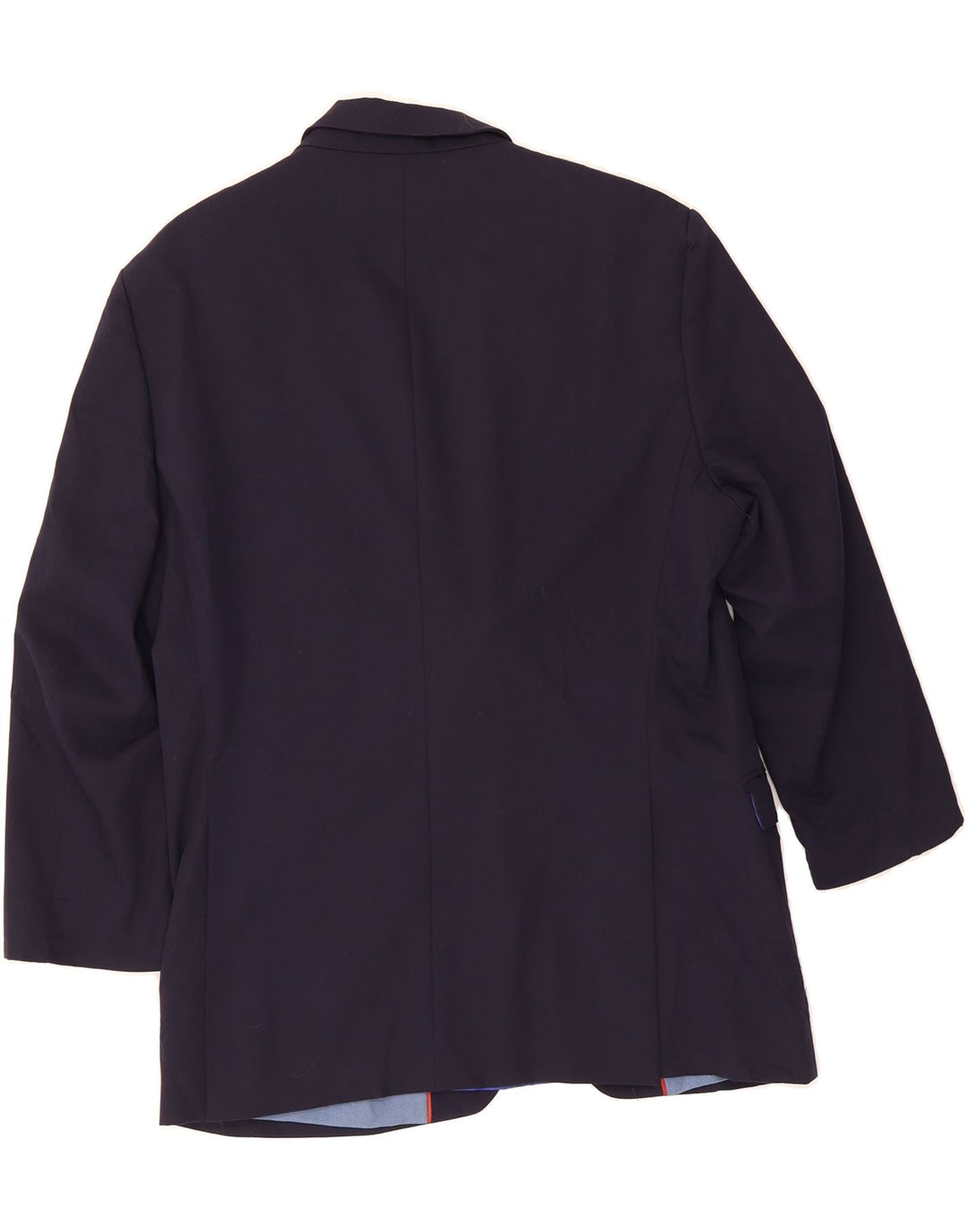 ZARA Mens 2 Button Blazer Jacket EU 54 XL Navy Blue Polyester Vintage Zara and Second-Hand Zara from Messina Hembry 