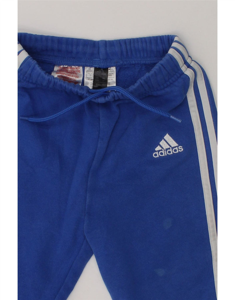 ADIDAS Boys Tracksuit Trousers Joggers 2-3 Years Blue Cotton | Vintage Adidas | Thrift | Second-Hand Adidas | Used Clothing | Messina Hembry 