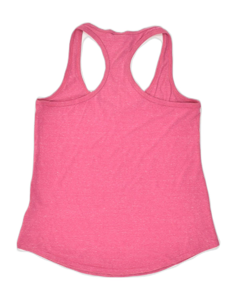 NIKE Womens Graphic Vest Top UK 8 Small Pink Cotton | Vintage Nike | Thrift | Second-Hand Nike | Used Clothing | Messina Hembry 