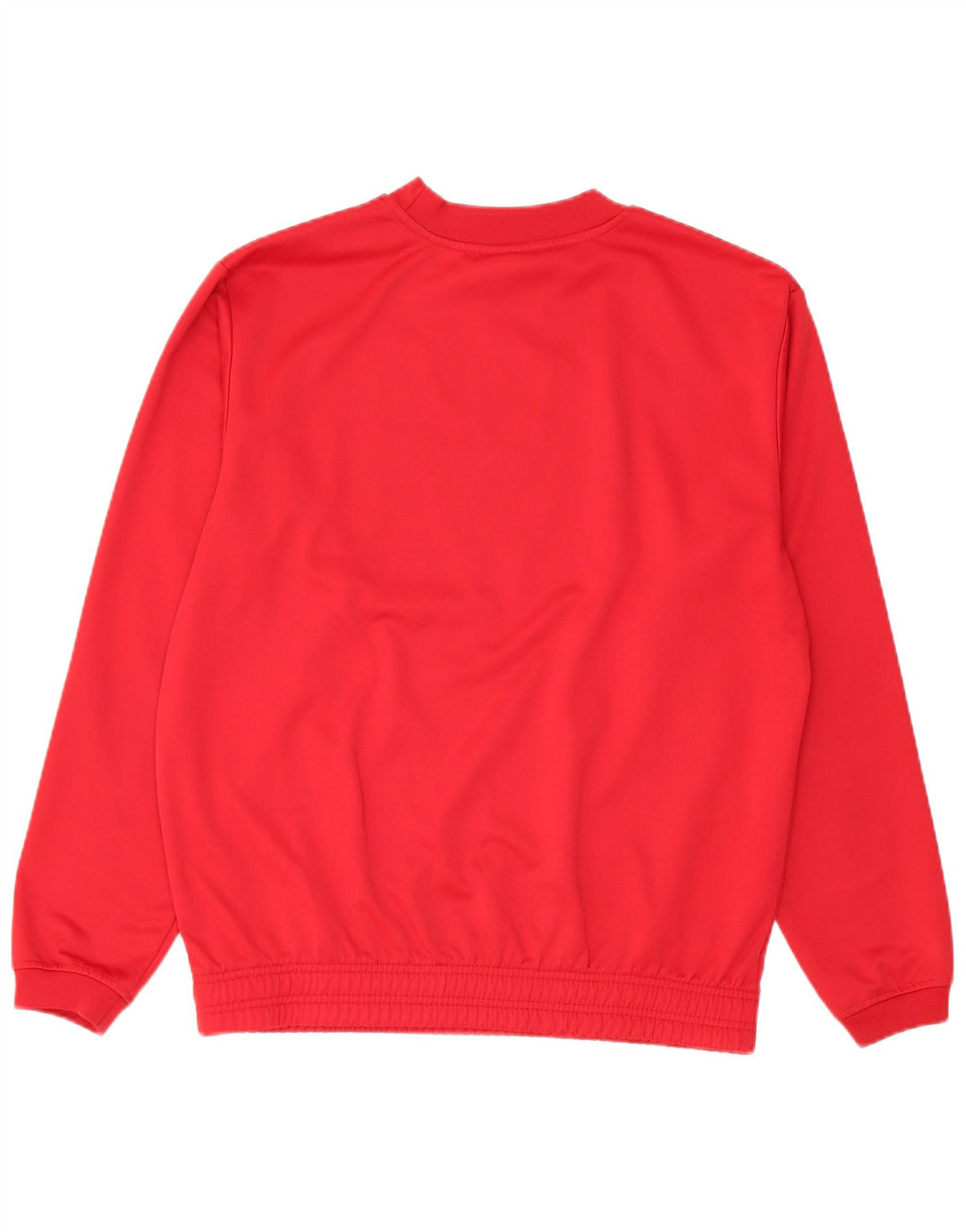 Asics Mens Regular Fit Sweatshirt Jumper Medium Red Polyester Sports