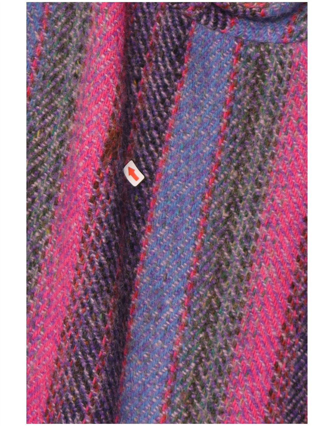 Jimmy Hourihan Womens Cape Coat One Size Multicoloured Striped Classic