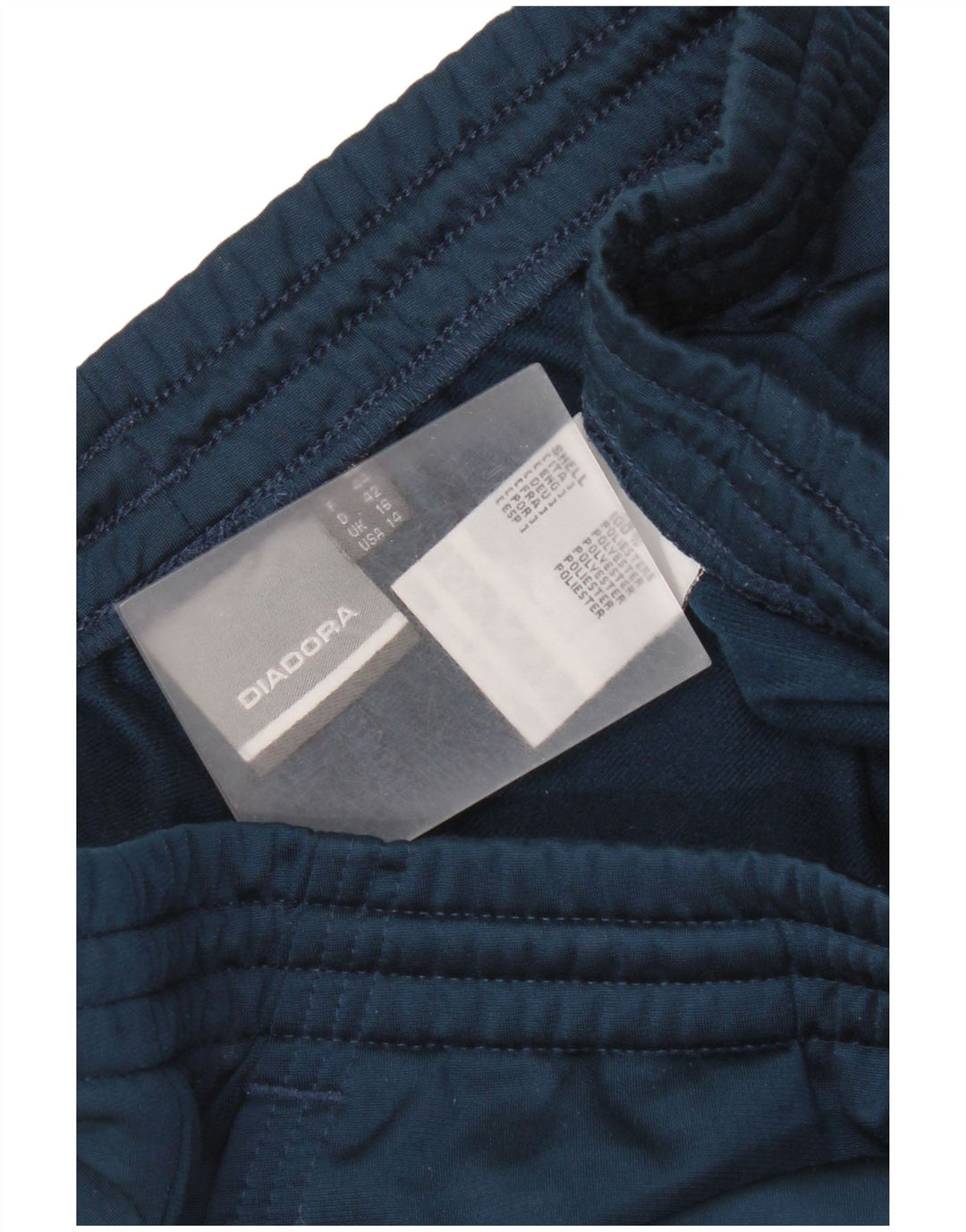 Diadora Womens Tracksuit Trousers UK 16 Large  Navy Blue Polyester