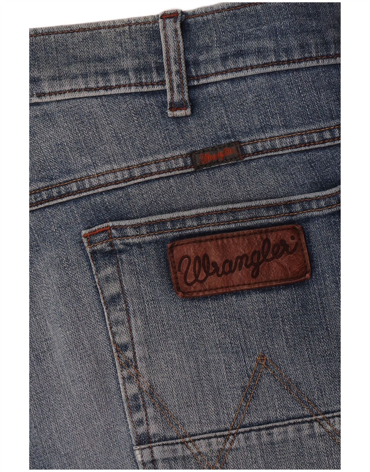 Wrangler Mens Straight Jeans W34 L33 Blue