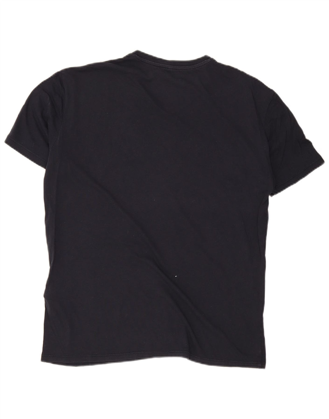 Armani Jeans Mens T-Shirt Top Large Navy Blue Cotton