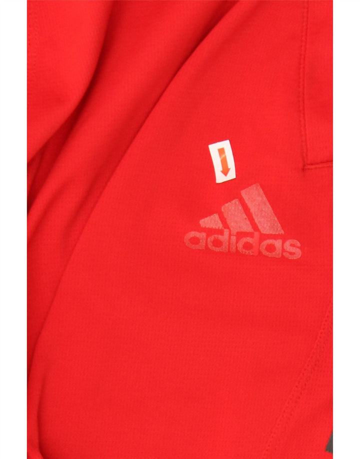 Adidas Mens Aeroready Sport Shorts Large Red Polyester