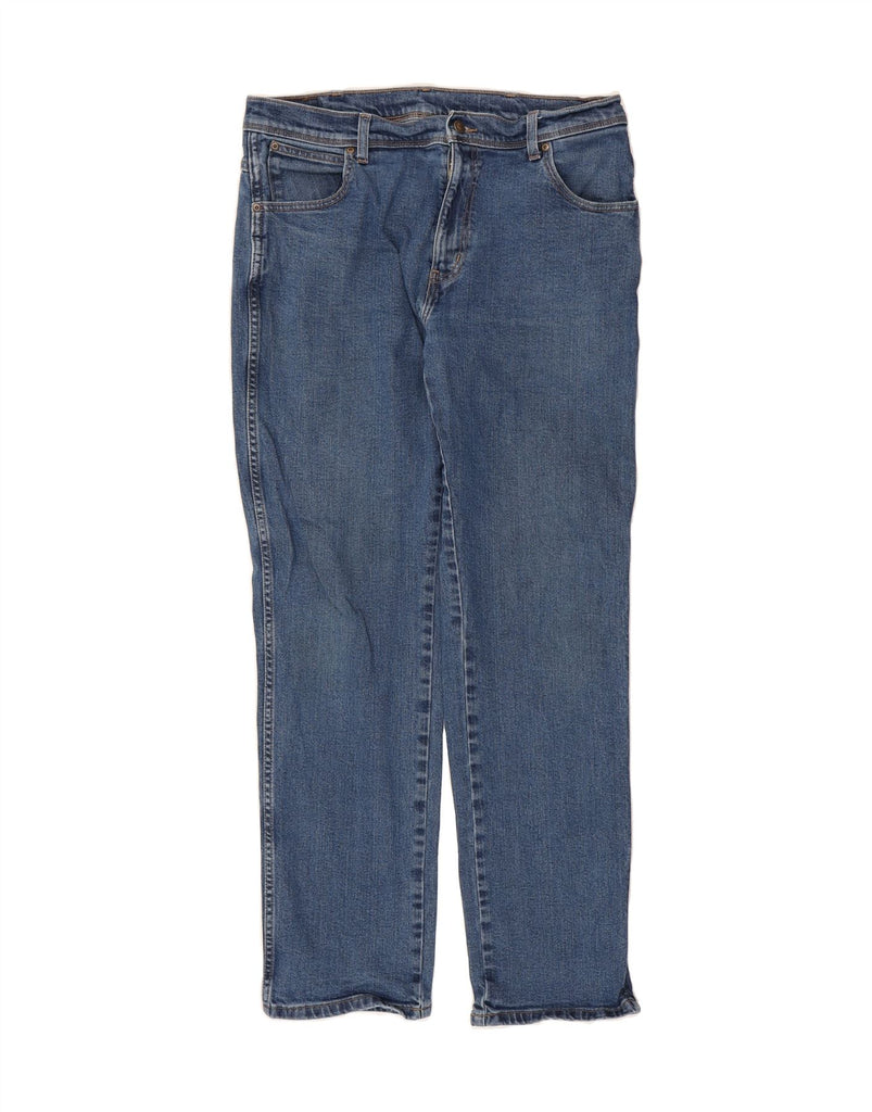 WRANGLER Mens Regular Fit Straight Jeans W36 L34 Blue Cotton Vintage Wrangler and Second-Hand Wrangler from Messina Hembry 