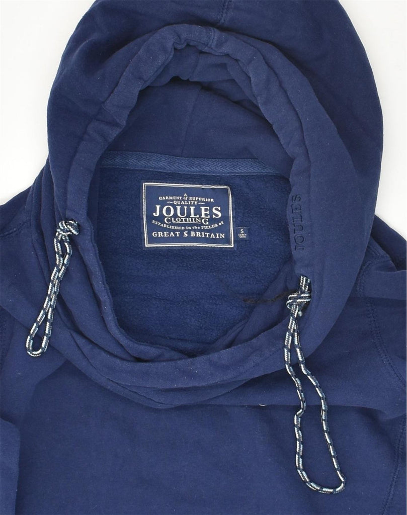 JOULES Mens Hoodie Jumper Small Blue Cotton | Vintage Joules | Thrift | Second-Hand Joules | Used Clothing | Messina Hembry 