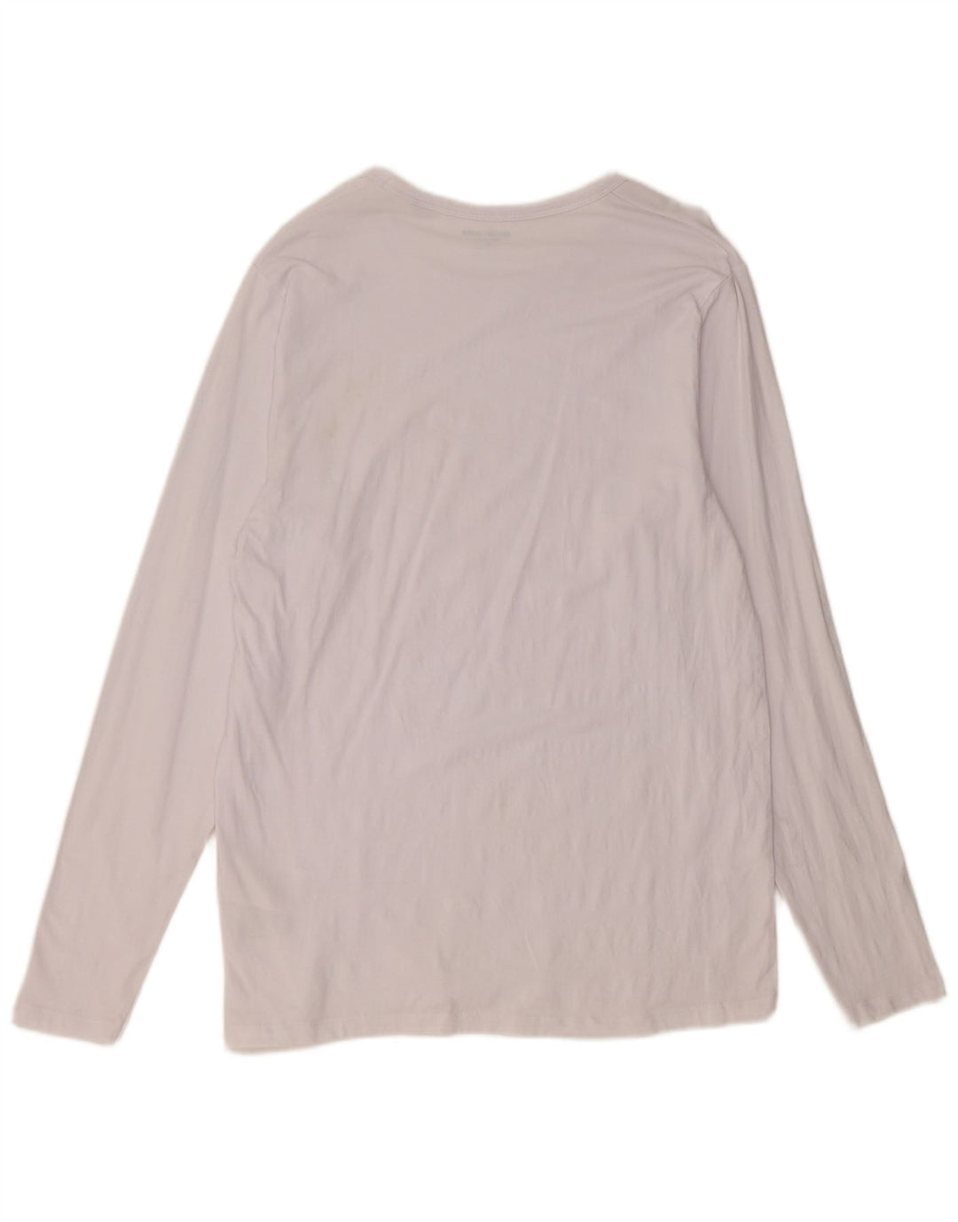 Jack & Jones Mens Top Long Sleeve XL White Cotton