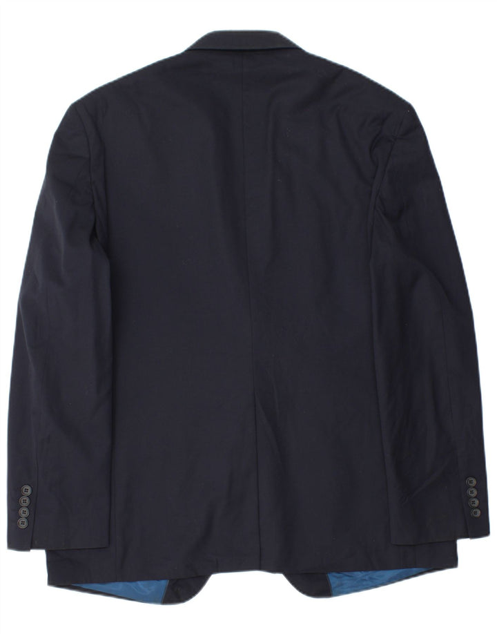 Marks & Spencer Mens Tailored Fit Blazer Jacket UK 38 Medium Navy Blue