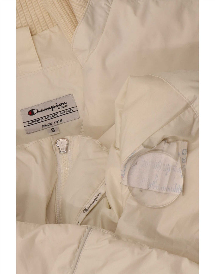 Champion Womens Padded Jacket UK 10 Small White Polyamide