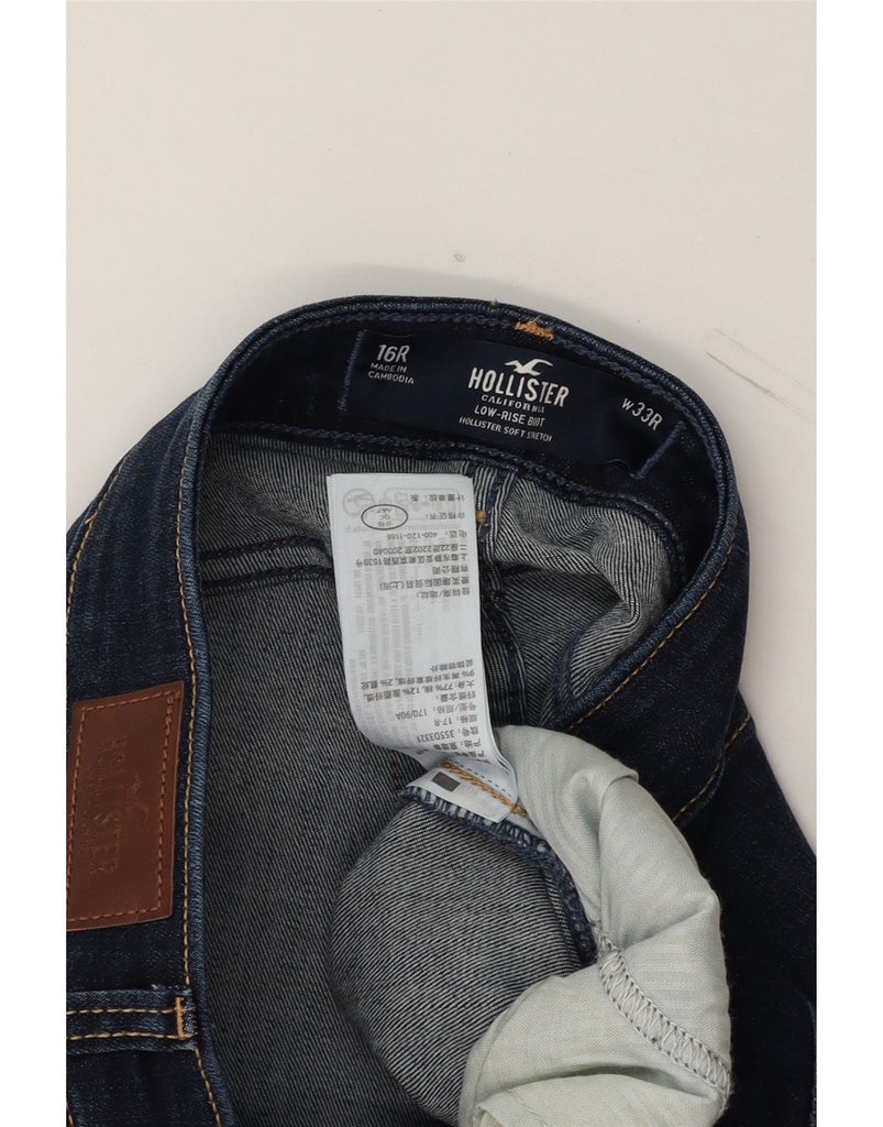 HOLLISTER Womens California Bootcut Jeans UK 16 Large W33 L30 Blue Vintage Hollister and Second-Hand Hollister from Messina Hembry 