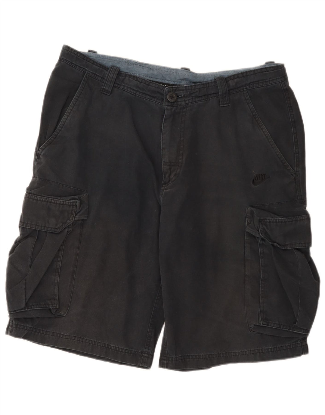 Nike Mens Cargo Shorts W34 Large Navy Blue