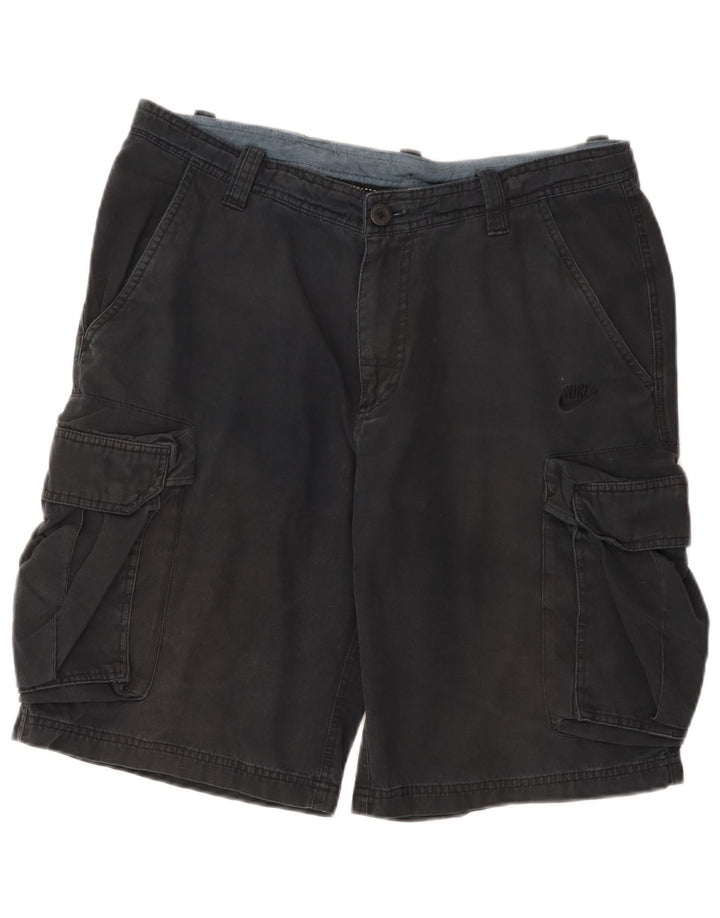 Nike Mens Cargo Shorts W34 Large Navy Blue