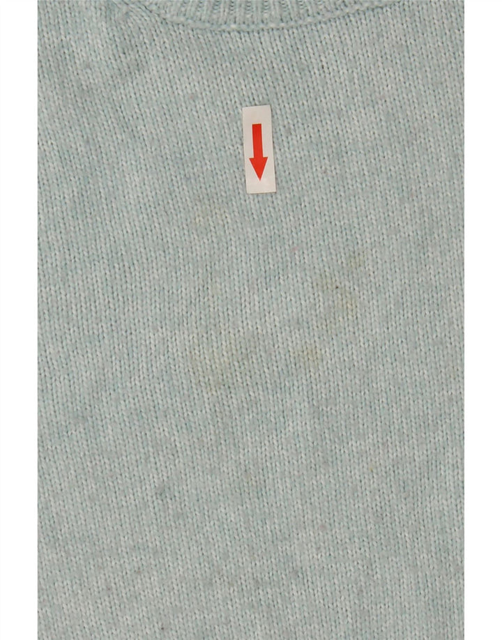 Marks & Spencer Womens Turtle Neck Jumper Sweater UK 14 Medium Turquoise